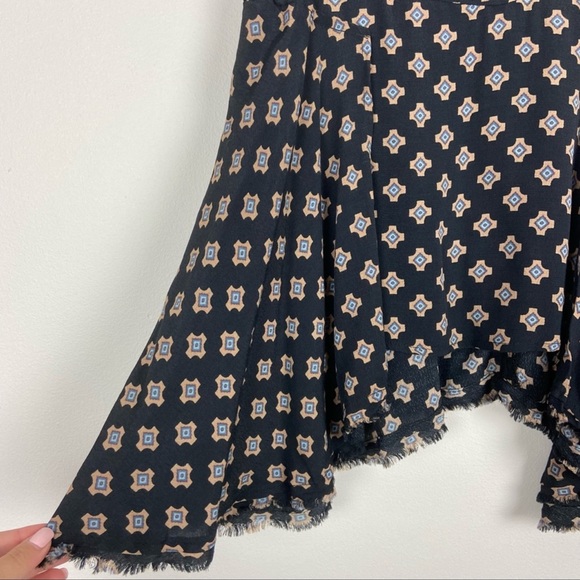 NWT Free People Flowy Skater Style asymmetrical skirt. Size 6. - Picture 5 of 15